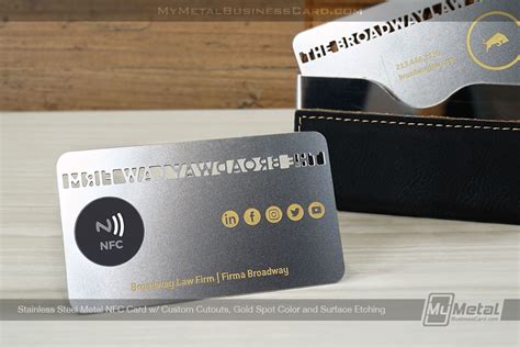 nfc metal card customize|scannable metal business card.